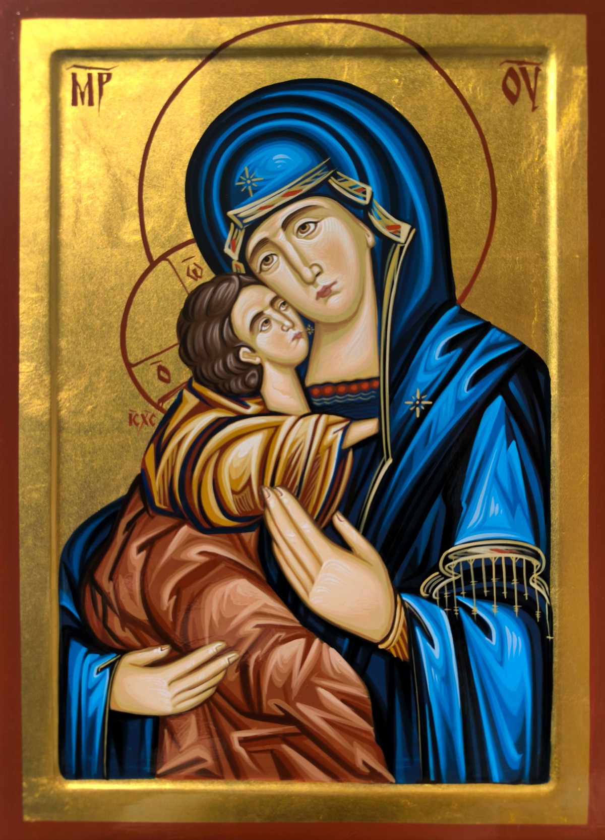 Orxodox icon Presveta Bogorodica dimensions 30x40 cm