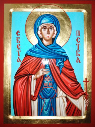 Ikona Sveta Petka 30x40 cm by ORTHODOX ICONS- artist Miloš Timotijević