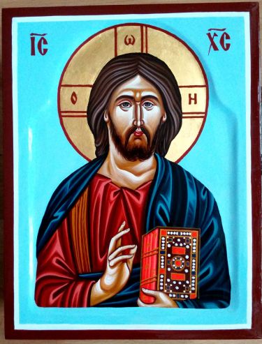 Isus Hristos- ikona 20x25 cm by ORTHODOX ICONS- artist Miloš Timotijević