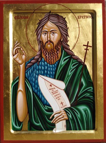 Ikona- Sveti Jovan Krstitelj 30x40 cm by ORTHODOX ICONS- artist Miloš Timotijević