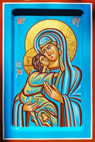 Ikona- Presveta Bogorodica 20x30 cm by ORTHODOX ICONS- artist Miloš Timotijević