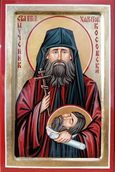 Ikona- Sveti Otac Hariton Kosovski 20x30 cm by ORTHODOX ICONS- artist Miloš Timotijević