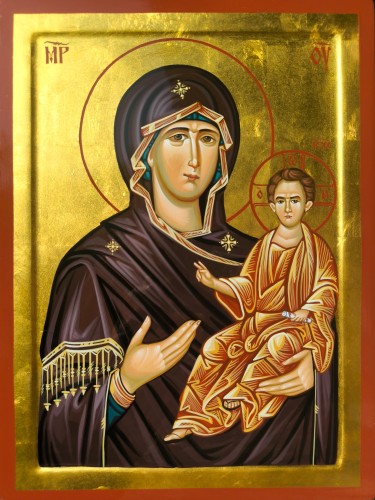 Orhodox icon Presveta Bogorodica dimensions 40x50 cm by ORTHODOX ICONS- artist Miloš Timotijević