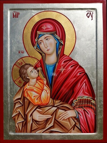 Orthodox icon "Presveta Bogorodica" , dimensions 40x30 cm by ORTHODOX ICONS- artist Miloš Timotijević
