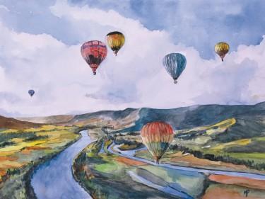 balloon flight by Roganovic Marija