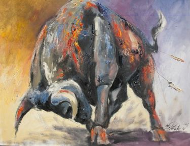 bull,  by Hadzi Milica Zada