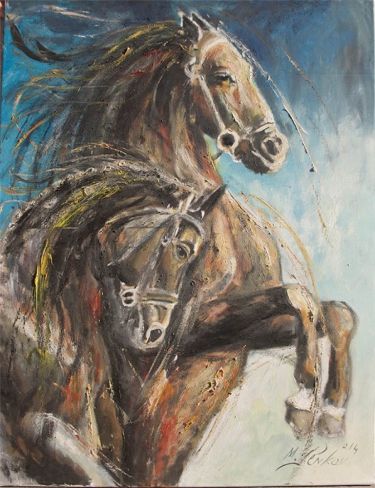 horses,  by Hadzi Milica Zada