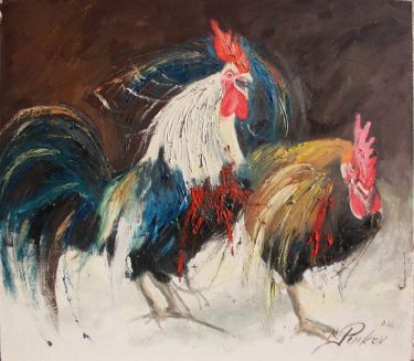 game cock,  by Hadzi Milica Zada