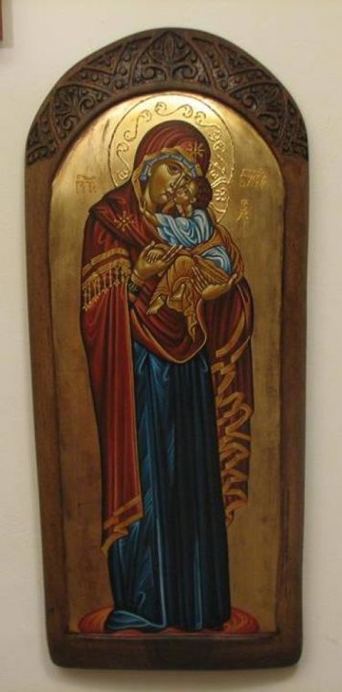 Theotokos Decanska,  by Hadzi Milica Zada