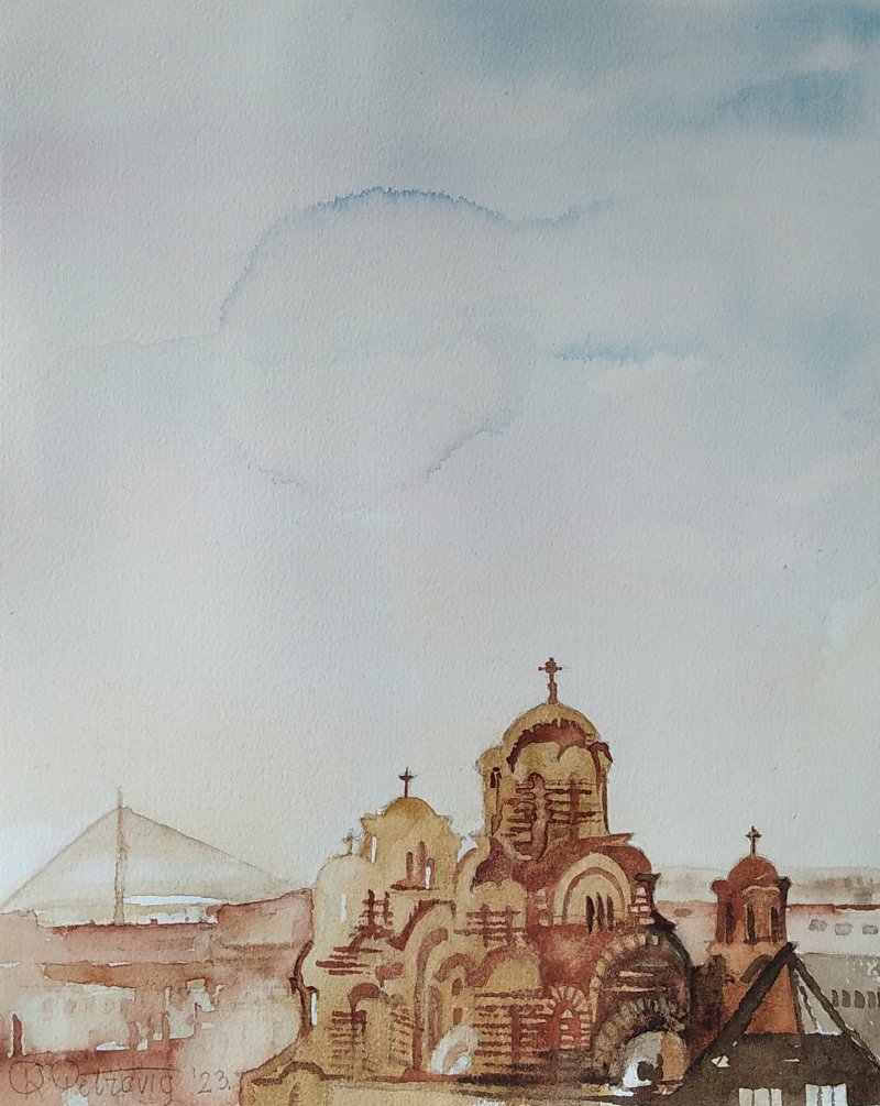 Saint Marko Church, Painting Petrović Radmila