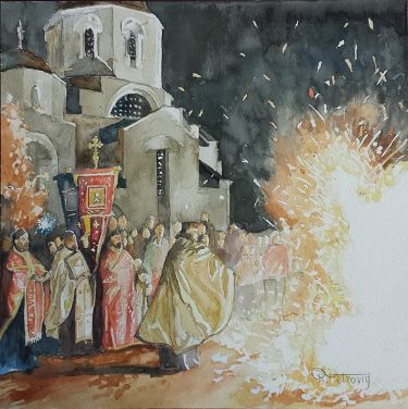 Church of Saint Sava 11 by Petrović Radmila