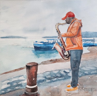Zemun 2, Zemunski kej by Petrović Radmila