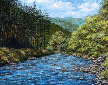 Mountain river by Milosevic Predrag Pedja