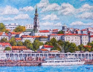Panorama of Belgrade, once by Milosevic Predrag Pedja