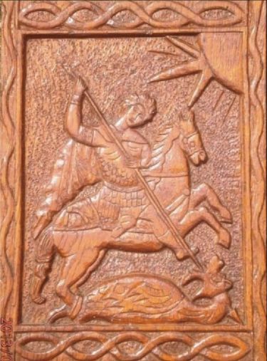 Saint George Kills the Dragon by Ilić Ivan