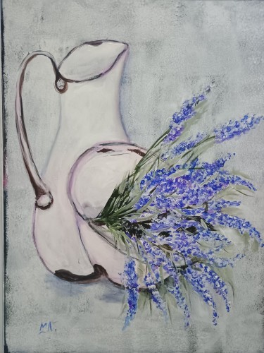 white jug by Lisinac Milka