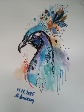 watercolor by Lisinac Milka