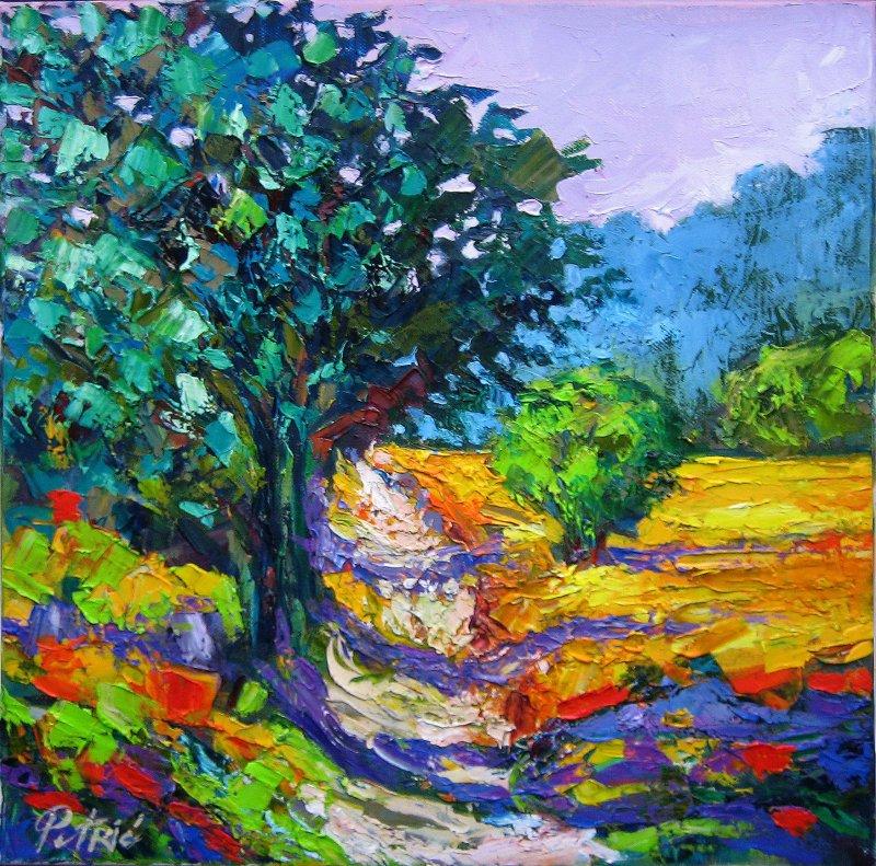 Rural motif, Painting Petrić Gordan