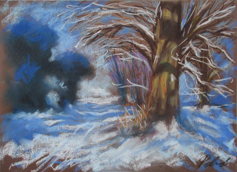 Winter, Painting Petrić Gordan