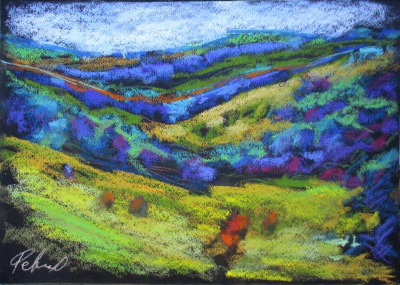 Hilly area 2, Painting Petrić Gordan