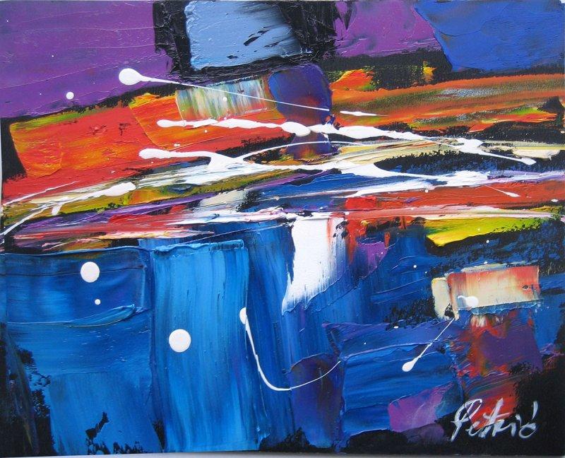 Night rhapsody, Painting Petrić Gordan