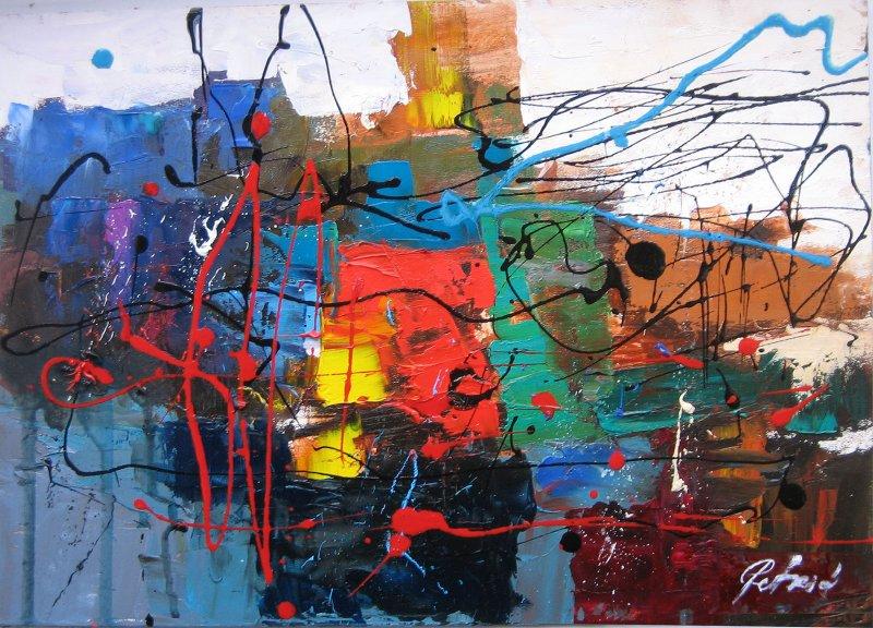 Composition 4, Painting Petrić Gordan
