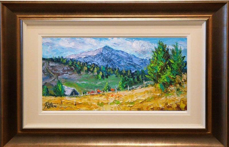 Mountain motif, Painting Petrić Gordan