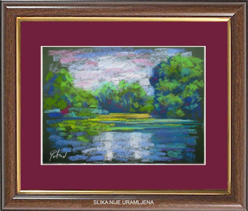 Lake, Painting Petrić Gordan