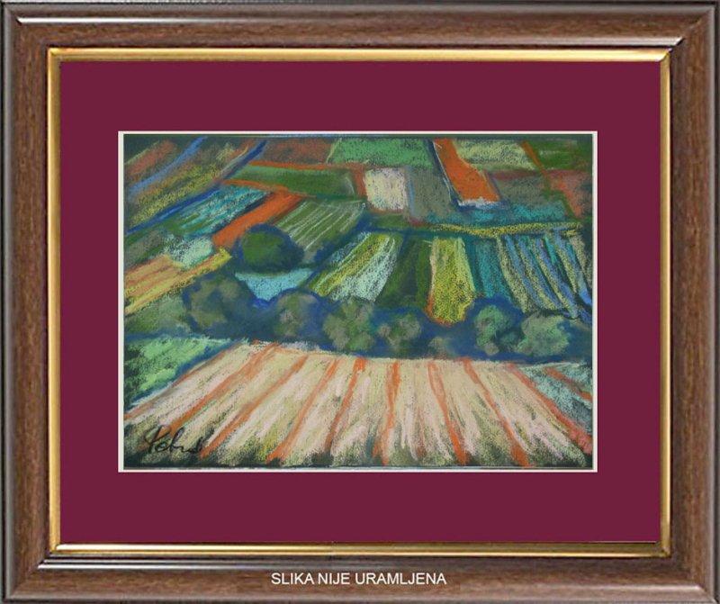 The fields, Painting Petrić Gordan