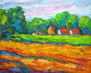 Farm in the distance by Petrić Gordan