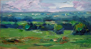 Panoramic view of the fields,  by Petrić Gordan