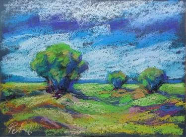 Trees in the meadow by Petrić Gordan