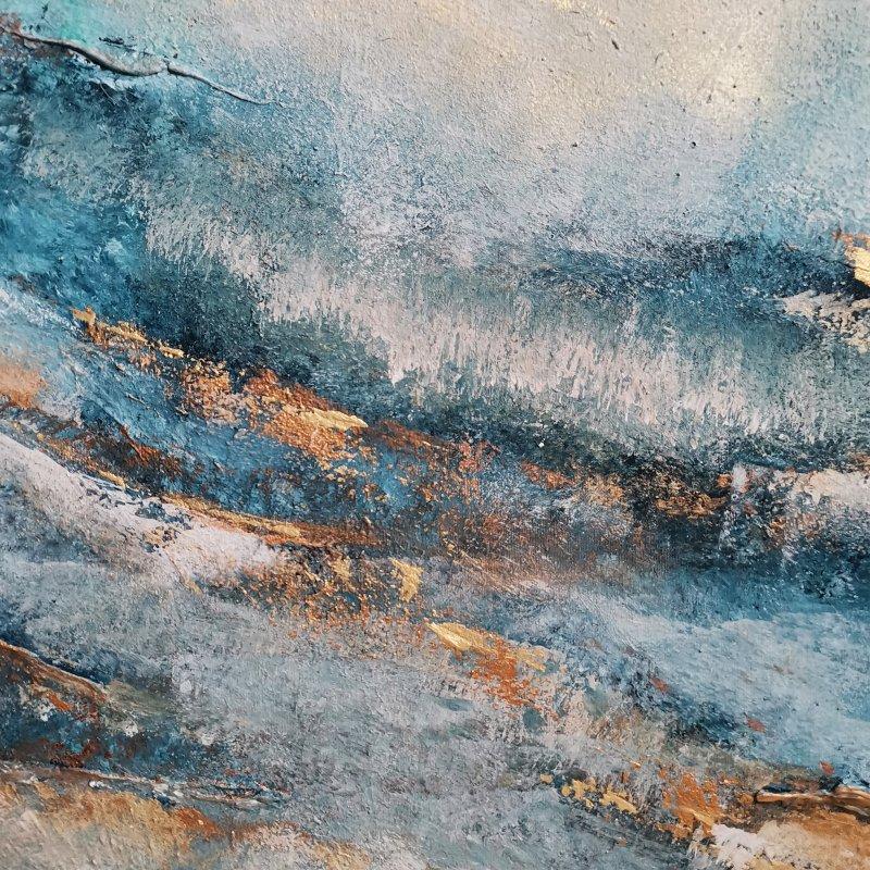 Unpassable mountains, Painting Miletić Minja