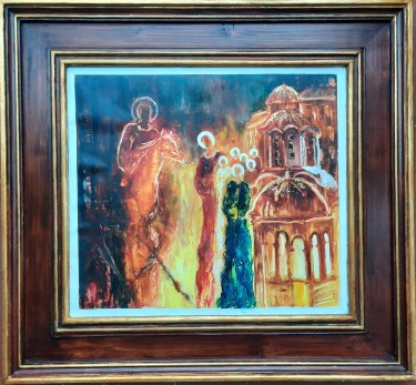 presentation of the Defense o Hilanda Monastery against dark forcess by Kamber Zora