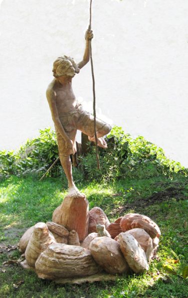 Fountain boy and frog by Šeter Igor