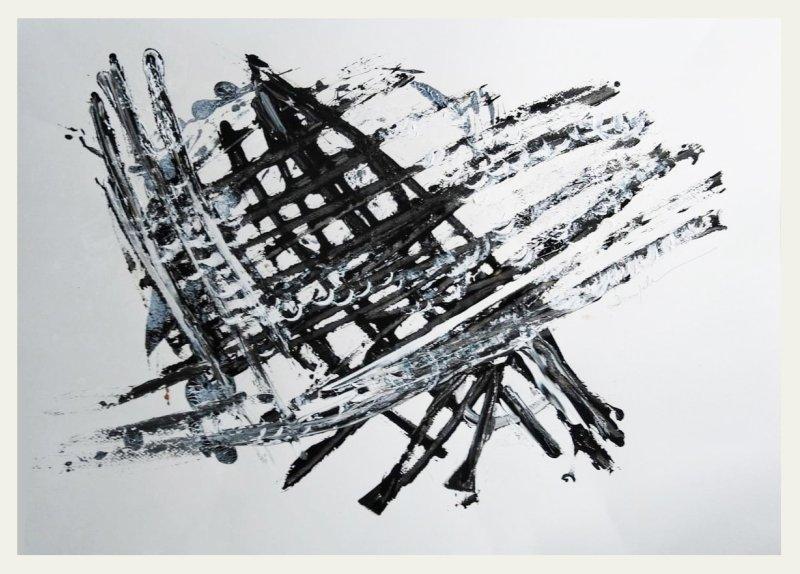 Sound Trace of prog rock composition 9, Painting Jovic Danijela