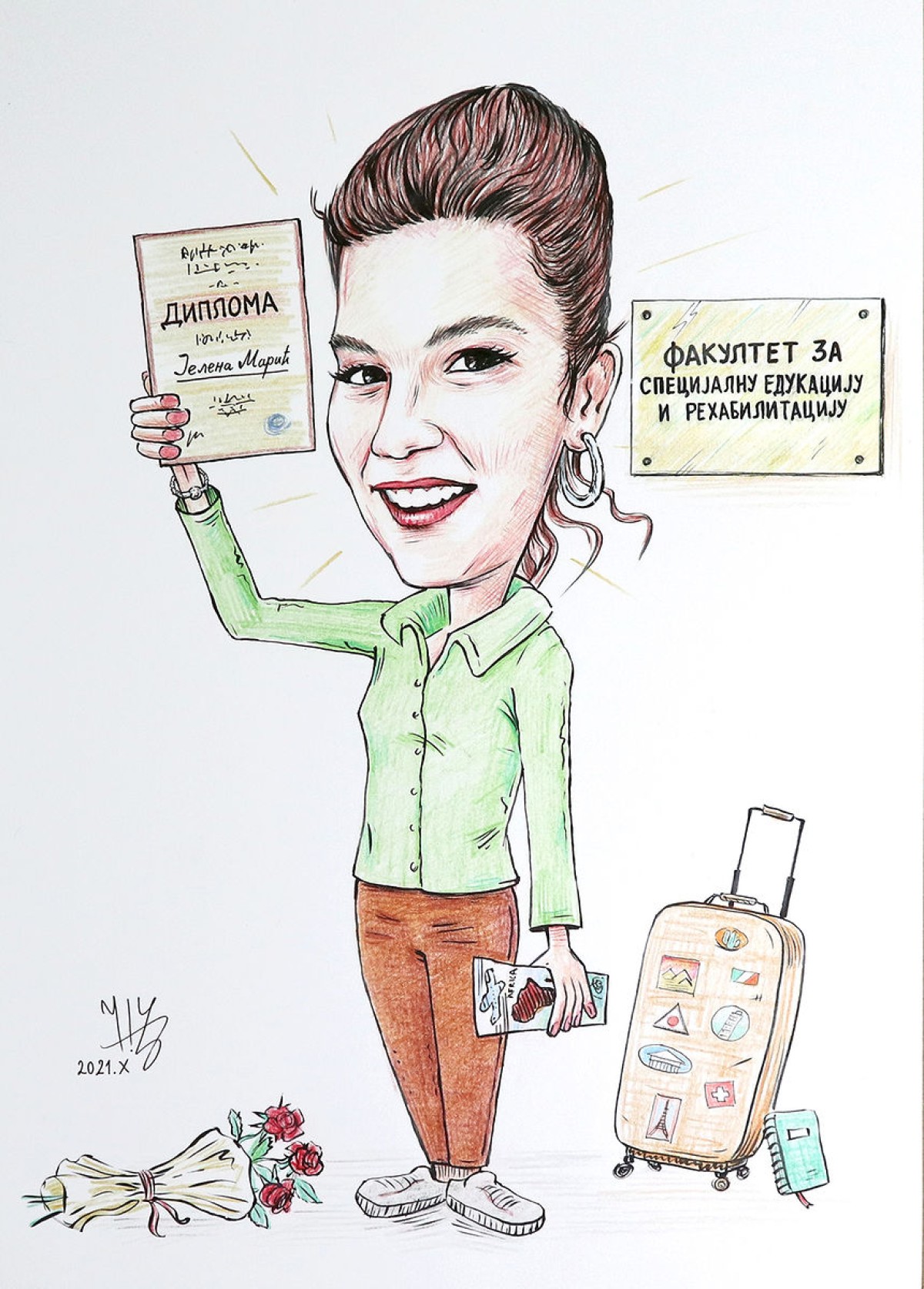 `Jelena`, caricature