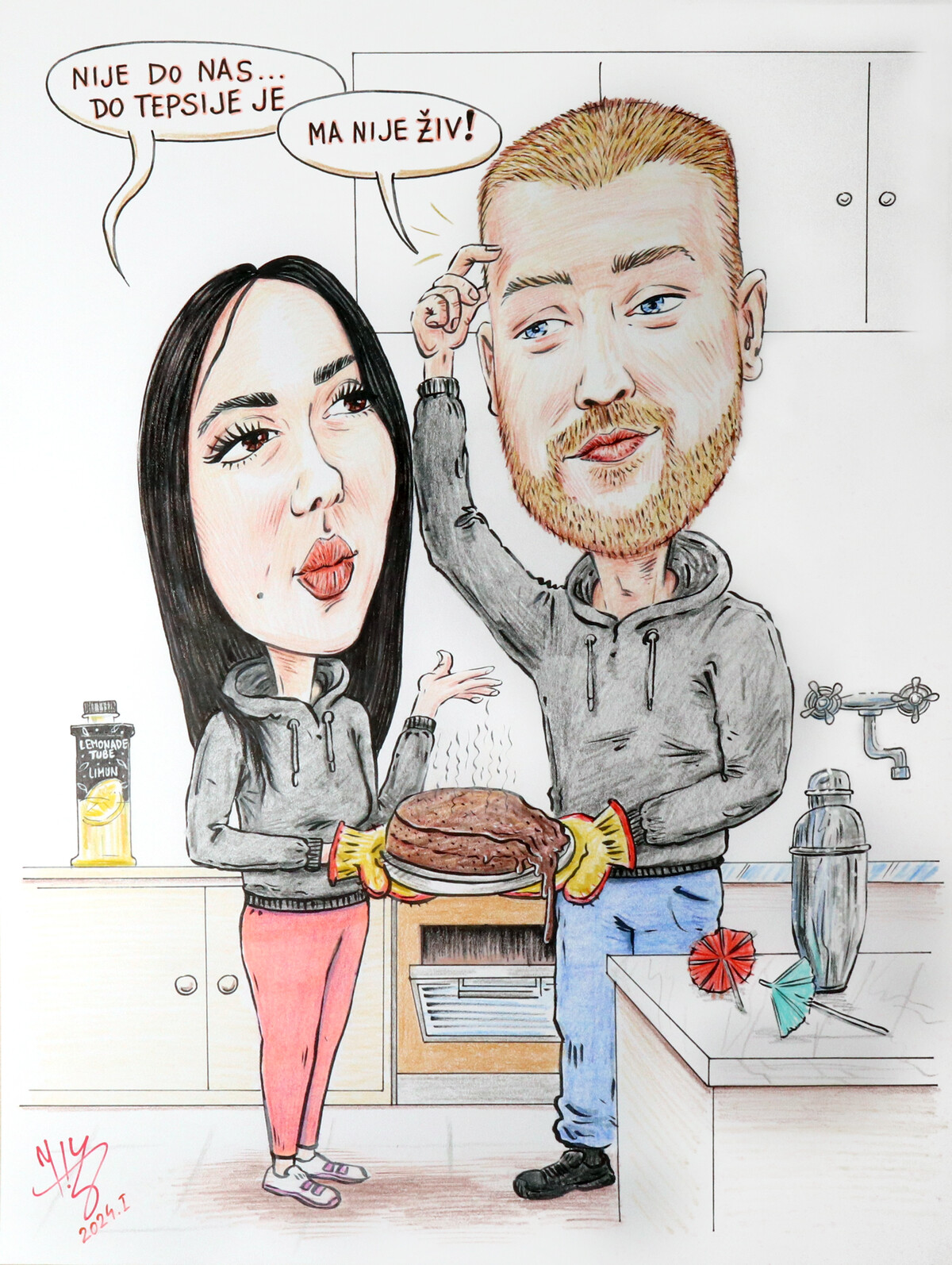 CAKE EXPERTS - PORTRAIT CARICATURE