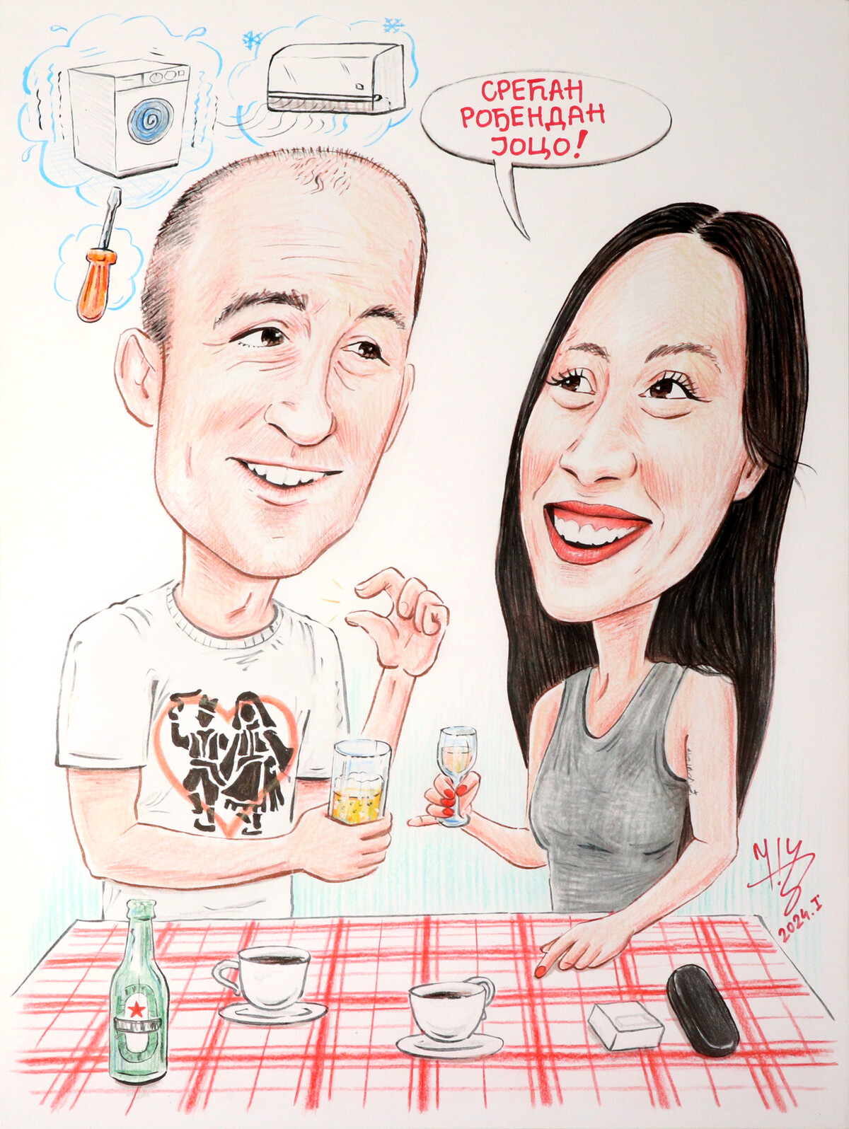 CARICATURE FOR A FRIEND