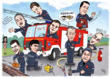 `Firefighters`, caricature