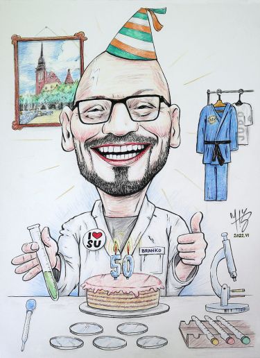 portrait- caricature for Branko