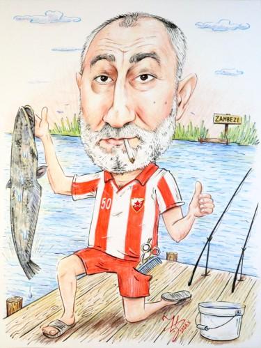 FISHERMAN - PORTRAIT CARICATURE