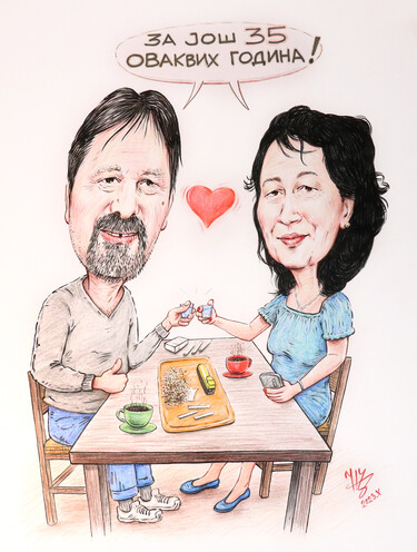 ANNIVERSARY - PORTRAIT CARICATURE