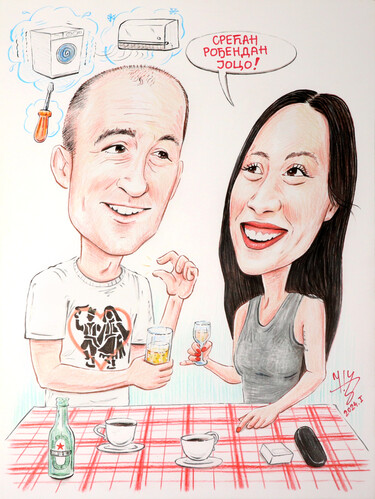 CARICATURE FOR A FRIEND