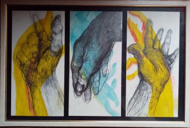 `Open hands`,  by Krstić Jelena