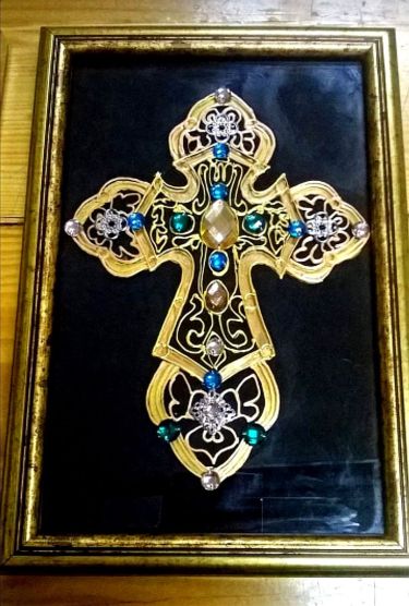 Cross on the glass,  by Krstić Jelena