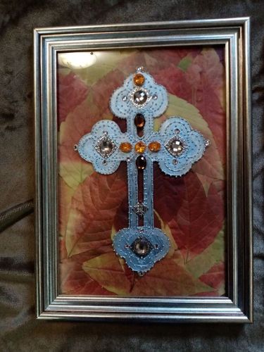 The cross on glass by Krstić Jelena