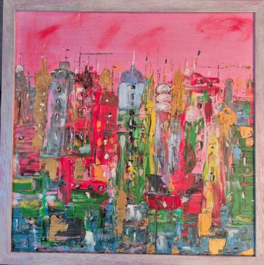 Pink town by Arielart