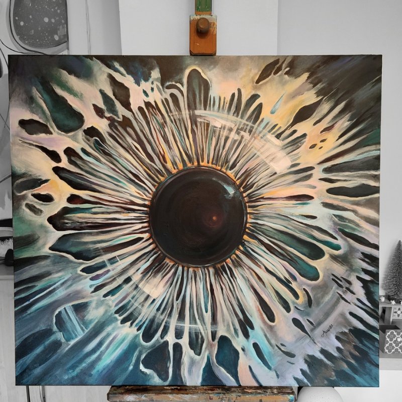 Eye of the storm, Painting Andjela Miloševic