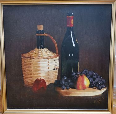 Wine and fruit